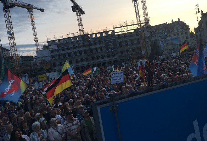 Auftakt-Kundgebung der AfD Dresden zur Bundestagswahl war ein voller Erfolg