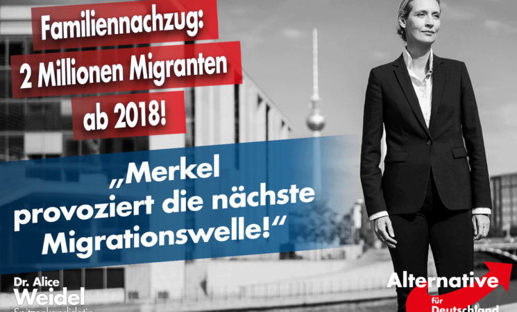 Alice Weidel: Merkel provoziert die nächste Migrationswelle