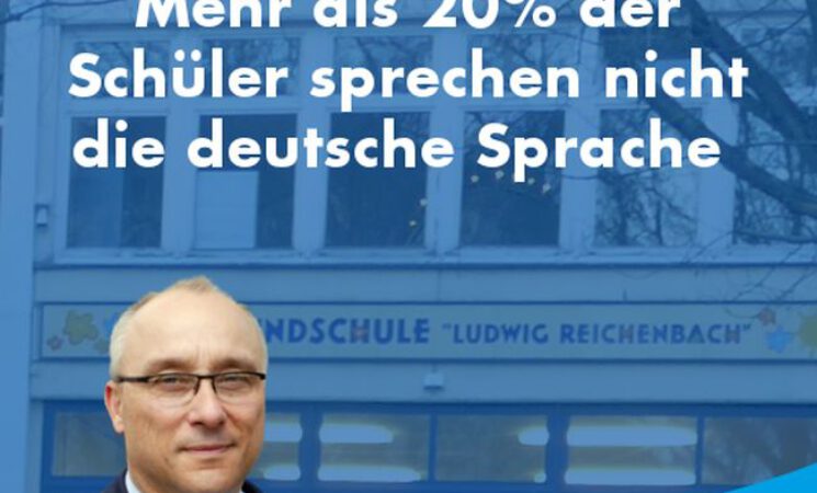 Jens Maier: Mehr als 20 Prozent der Dresdner Schüler sprechen nicht die deutsche Sprache