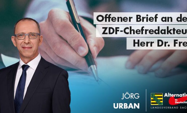 Jörg Urban: Offener Brief an den ZDF-Chefredakteur, Herr Dr. Frey