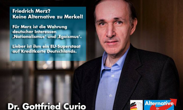 Gottfried Curio: Friedrich Merz? Keine Alternative zu Angela Merkel!