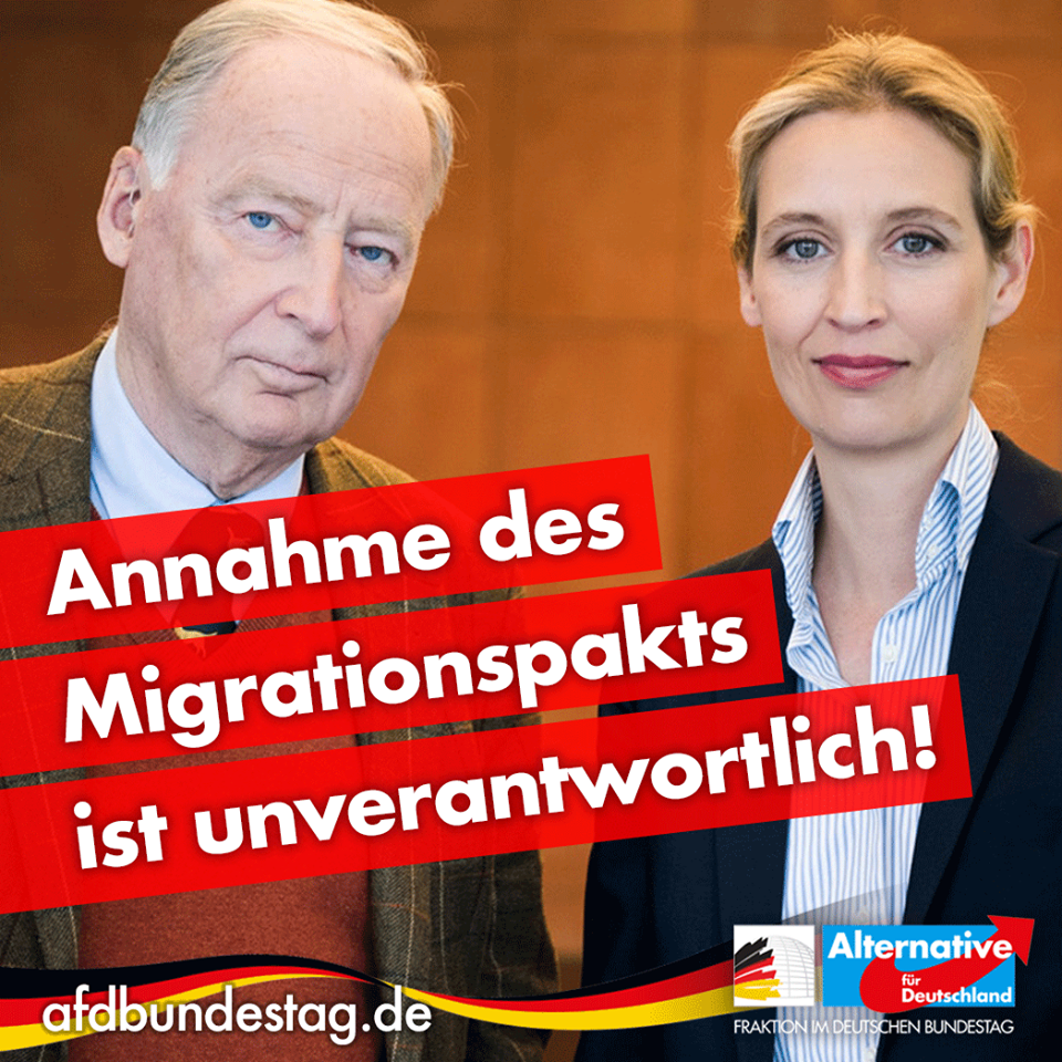   Annahme des Migrationspakts ist unverantwortlich! 