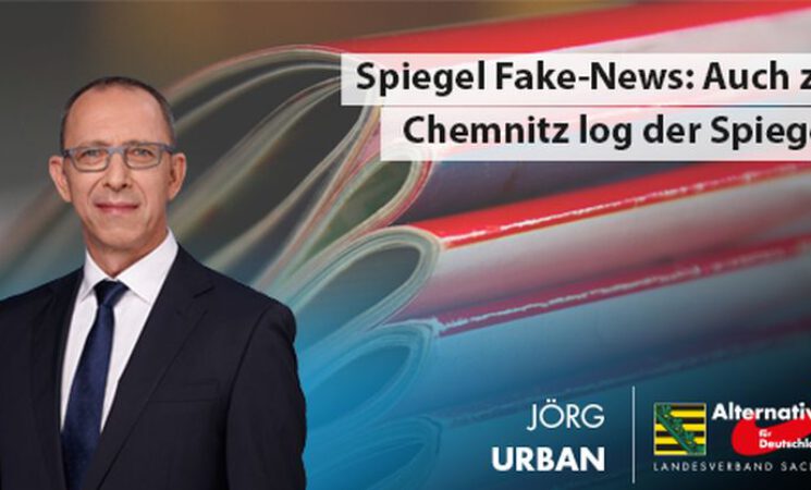 Jörg Urban: Erfundene Lügengeschichte zu Chemnitz im Spiegel
