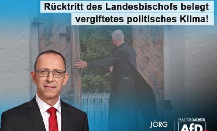 Jörg Urban: Rücktritt des Landesbischofs belegt politisch vergiftetes Klima!