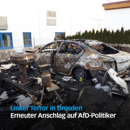 Wann gibt es den ersten Toten? - Erneuter Anschlag auf AfD-Politiker in Dresden