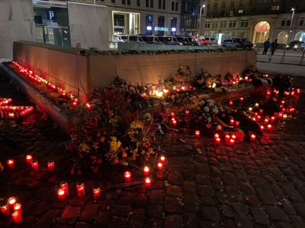 Stilles Gedenken für die Opfer der alliierten Bombenangriffe auf Dresden