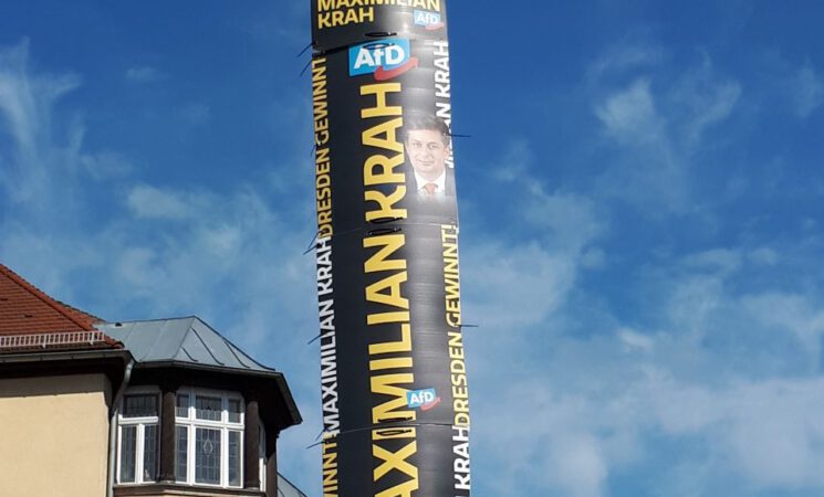 Wahlplakate „Langer Max“: Stadt Dresden greift weiter in den Wahlkampf ein!