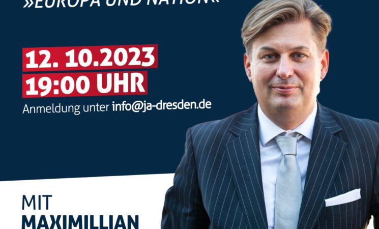 Dresdner Gespräche- Maximilian Krah, AfD-Spitzenkandidat zur EU-Wahl