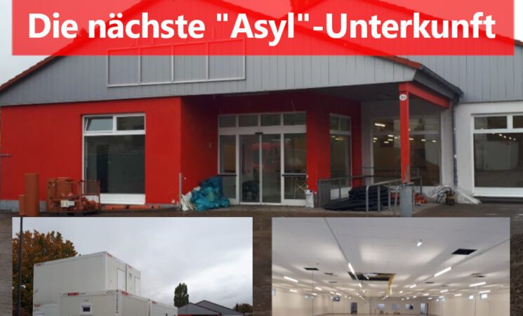 Die nächste „Asyl“-Unterkunft im ehemaligen Netto in Dresden-Prohlis