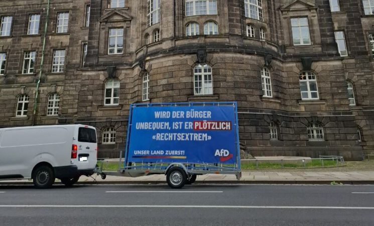 Seit Tagen wieder unterwegs in Dresden